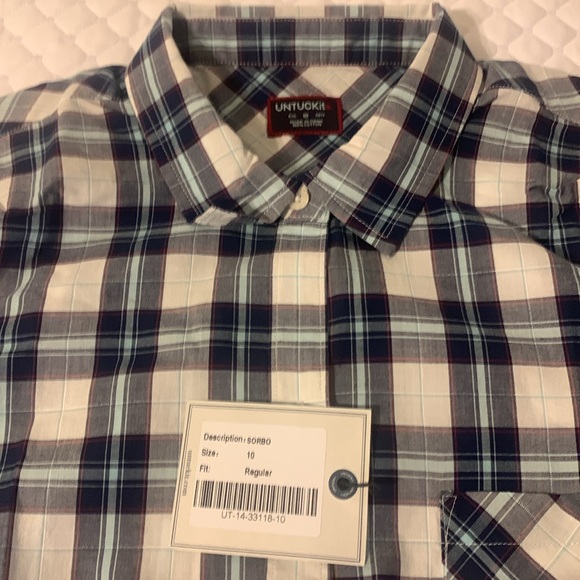 UNTUCKit Women’s Sorbo plaid shirt - Picture 3 of 9
